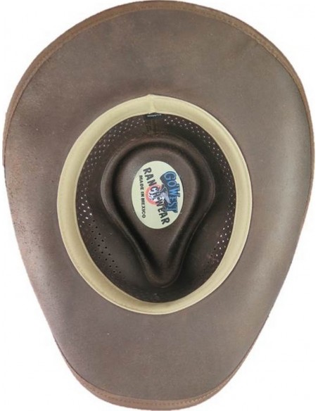 GORRA ANGELES CAFE DE PIEL