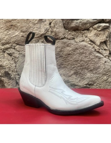 BOOTS GHOST BLANC FEMME GOWEST SANTIAG