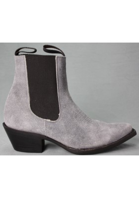 SARA NUBUCK GRIS FEMME GOWEST SANTIAG