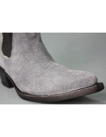 SARA NUBUCK GREY LADY COWHIDE GOWEST SANTIAG