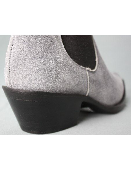 SARA NUBUCK GRIS FEMME GOWEST SANTIAG