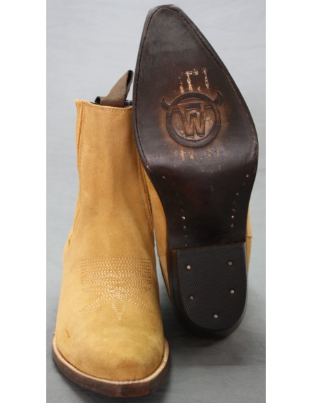 SARA NUBUCK GOLD LADY COWHIDE GOWEST SANTIAG