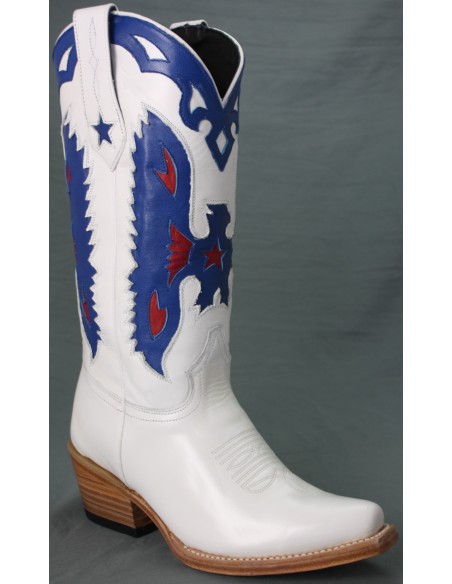 CADDO BLANC/BLEU FEMME GOWEST SANTIAG