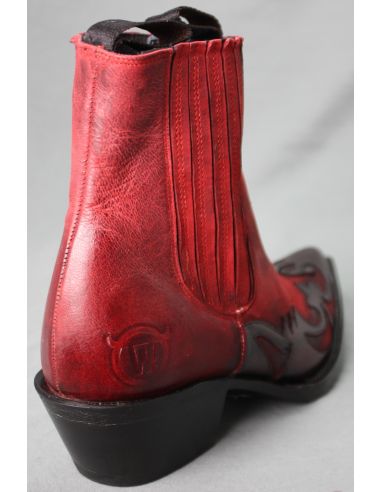 LILY BLACK RED LADY COWHIDE GOWEST SANTIAG