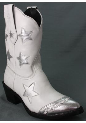 STARMANIA WHITE AND SILVER LADY GOWEST SANTIAG