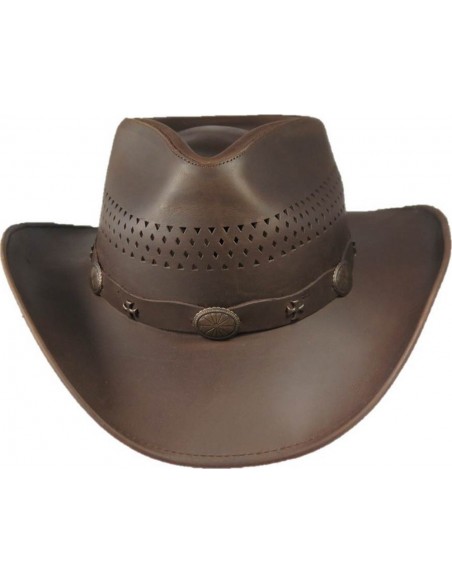 GORRA ANGELES CAFE DE PIEL