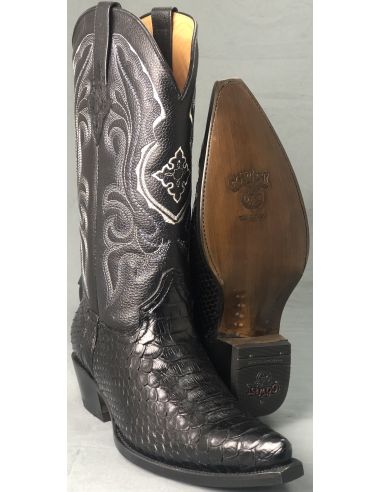 CHIHUAHUA PYTHON NOIR FEMME GOWEST SANTIAG