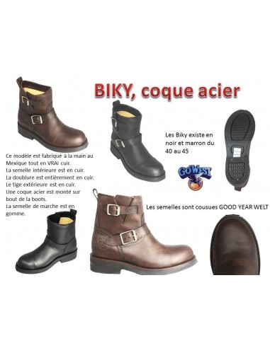 BIKY CRAZY CAFE HOMME GOWEST SANTIAG MOTO