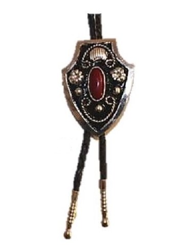 BOLO TIE PERLE ROUGE GOWEST