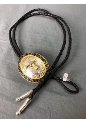 CRAVATTA BOLO ORO SFONDO ARGENTO MODELLO RODEO GOWEST SANTIAGS 2