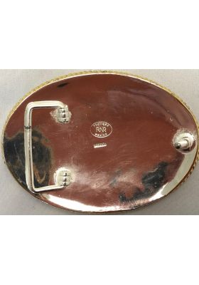 GOLDEN OVAL BUCKLE WITH SMALL HEADBAND PATTERN 2