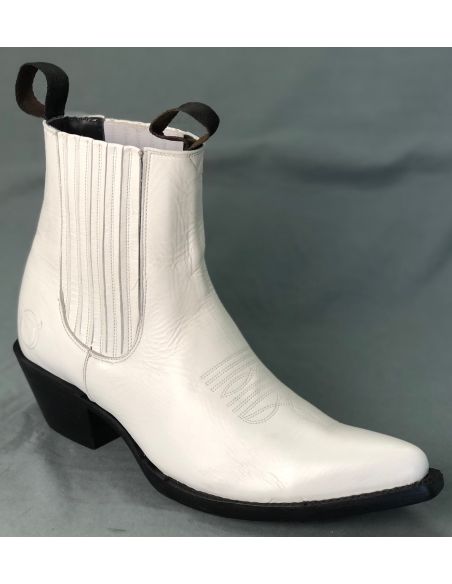 LUISA (LOLITA) BLANC SEMELLE NOIRE FEMME GOWEST SANTIAG