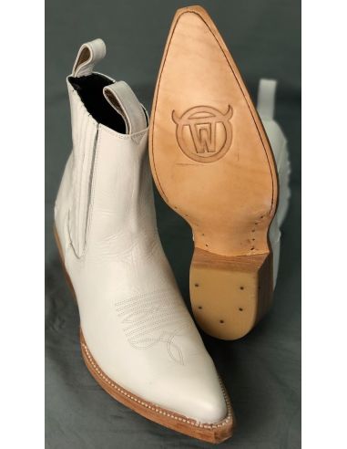 LUISA (LOLITA) BLANC SEMELLE NATURELLE FEMME GOWEST SANTIAG