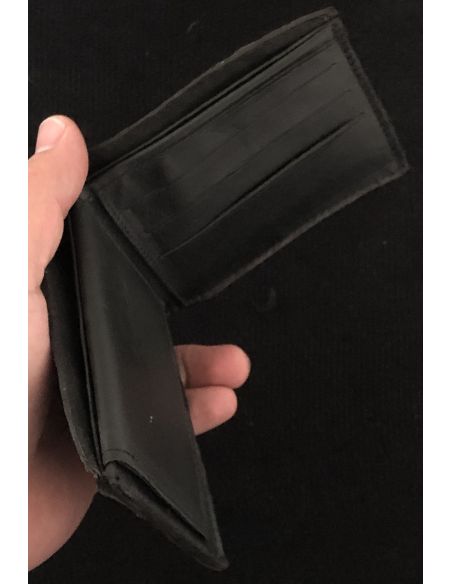 SIMPLE BROWN CROCODILE WALLET