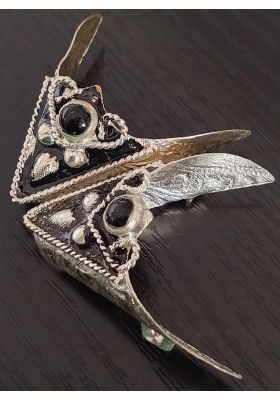 PUNTE PER STIVALI PICCOLE CON PERLA NERA 2