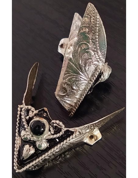 PUNTAS PARA BOTAS DE PERLA NEGRA PEQUEÑA