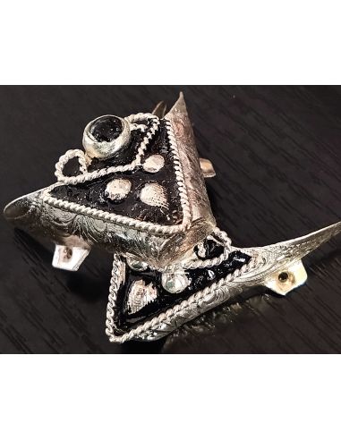 SMALL BLACK PEARL BOOT TIPS