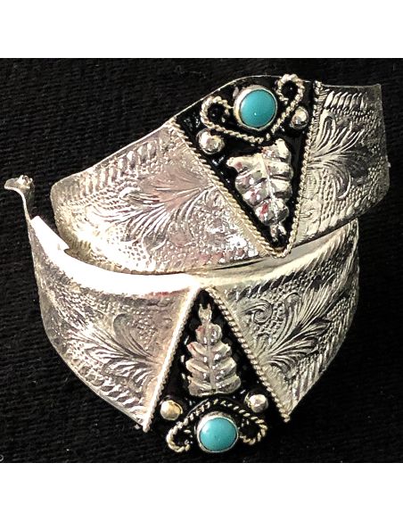 TURQUOISE PEARL BOOT HEEL PROTECTION