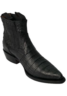 LUIS CROCODILE QUEUE NOIR HOMME GOWEST SANTIAG