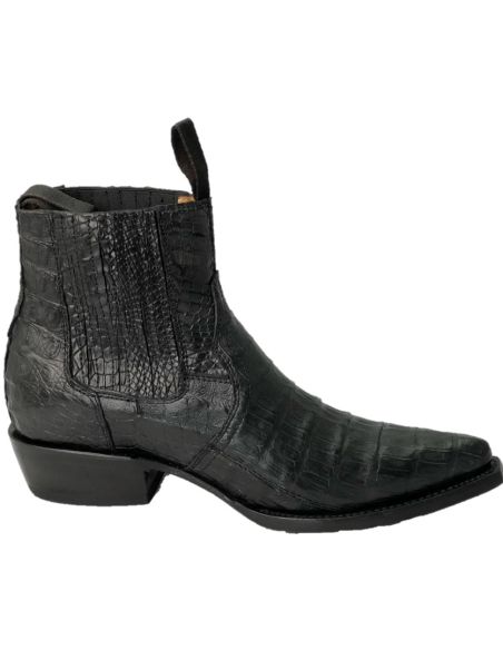 LUIS CROCODILE QUEUE NOIR HOMME GOWEST SANTIAG