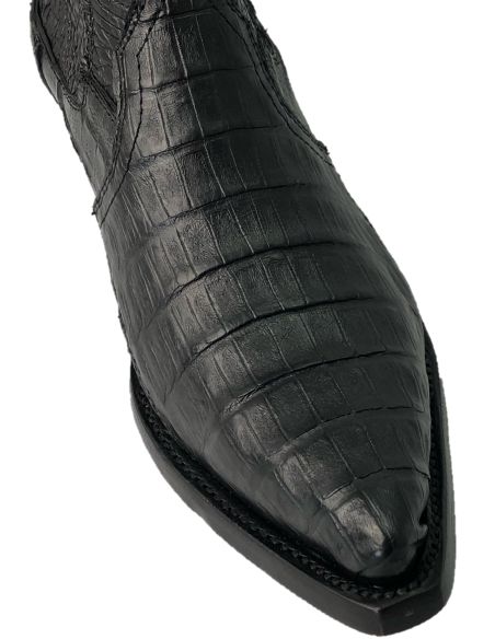 LUIS CROCODILE QUEUE NOIR HOMME GOWEST SANTIAG