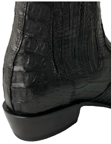 copy of LUIS ANKLE ELASTIC BOOTS BLACK GENUINE PYTHON SKIN