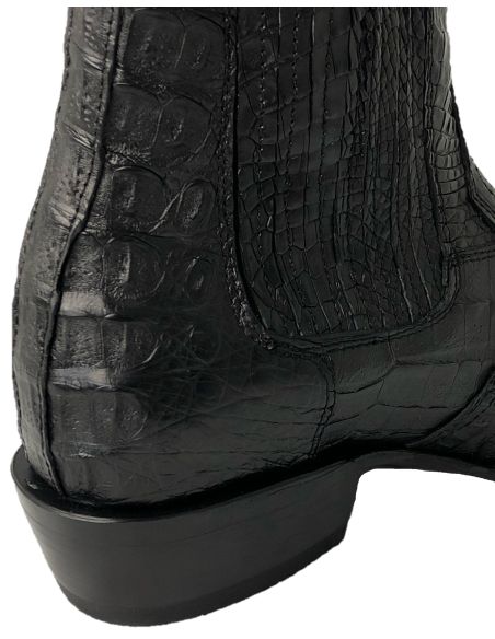 LUIS CROCODILE QUEUE NOIR HOMME GOWEST SANTIAG
