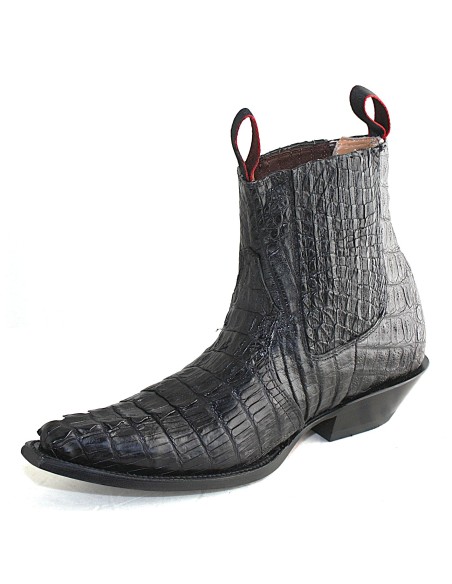 LUIS CROCODILE QUEUE NOIR HOMME GOWEST SANTIAG