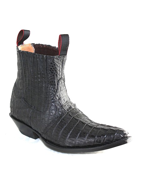 LUIS CROCODILE TAIL BLACK MEN GOWEST SANTIAG