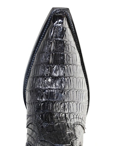 LUIS CROCODILE QUEUE NOIR HOMME GOWEST SANTIAG