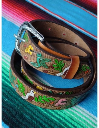 Ceinture cuir gravée Gowest