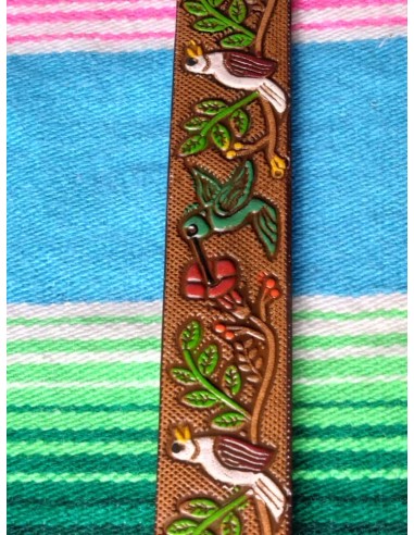 Ceinture cuir gravée Gowest