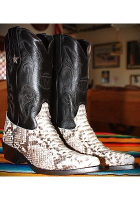 NEW MEXICO PYTHON NATURAL MAN GOWEST BOOTS 2