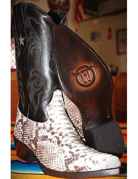 NEW MEXICO PYTHON NATURAL MAN GOWEST BOOTS