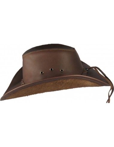 FRISCO BROWN LEATHER HAT