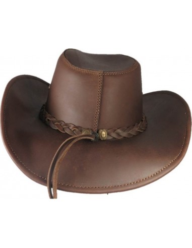 GORRA DE PIEL FRISCO CAFÉ