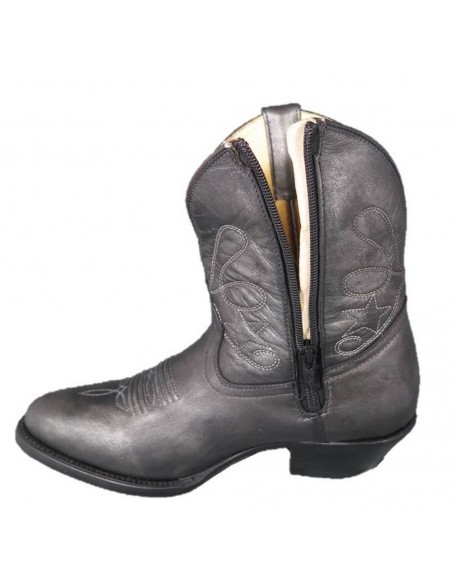 STELLA CON ZIP NERO ARGENTO DONNA GOWEST SANTIAG