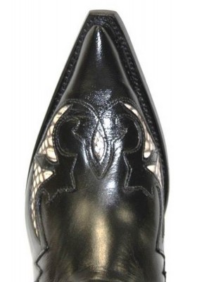 RIPORTO NOIR PYTHON FEMME GOWEST SANTIAG 2