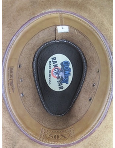 GORRA DE PIEL FRISCO CAFÉ