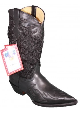 DENTELLE DAMA 2 NOIR FEMME GOWEST SANTIAG