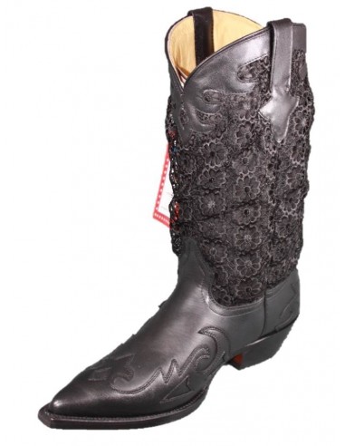 DENTELLE DAMA 2 NOIR FEMME GOWEST SANTIAG