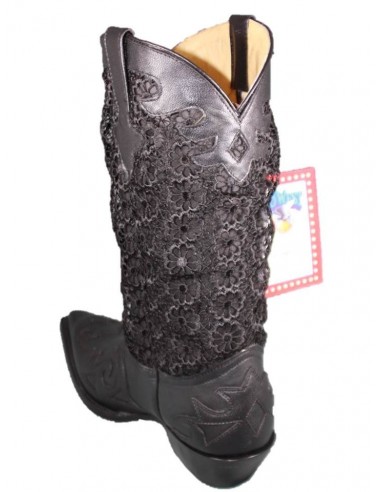 DENTELLE DAMA 2 NOIR FEMME GOWEST SANTIAG