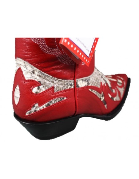 DESPERADO ROUGE- PYTHON NATUREL FEMME