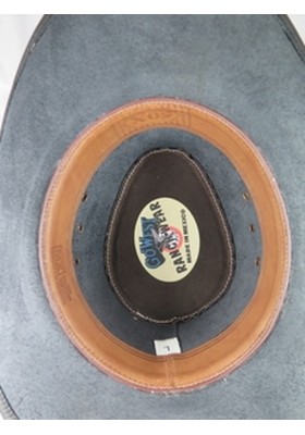 FRISCO BLACK LEATHER HAT 2