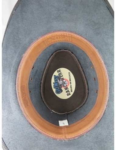 FRISCO NOIR CHAPEAU CUIR