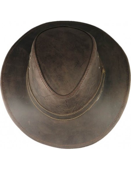 GORRA DE PIEL FIDEL CAFÉ